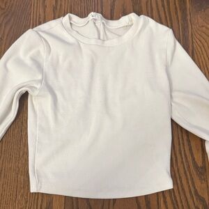 Garage Kids White Long Sleeve Tee